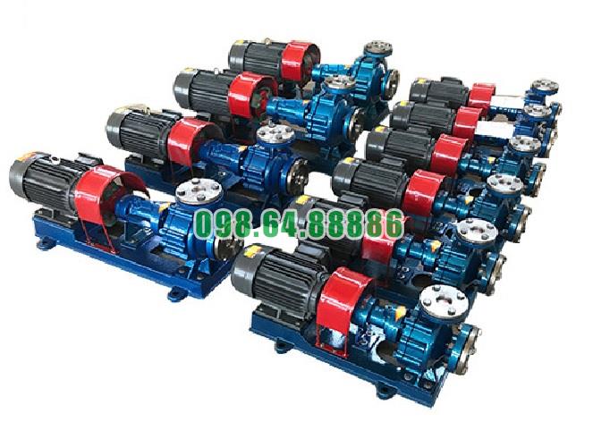 Bơm dầu nóng công nghiệp RY100-65-200A lưu lượng 94 m3/h, cột áp 44 m, công suất 22 kW